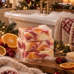 CRANBERRY & ORANGE - Coconut Milk Soap (vegan)