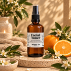 NATURAL FACIAL TONER - With Orange Blossom & Niacinamide (Vit B3)
