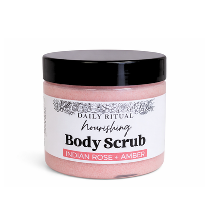 BODY SCRUB - Nourishing Indian Rose + Amber