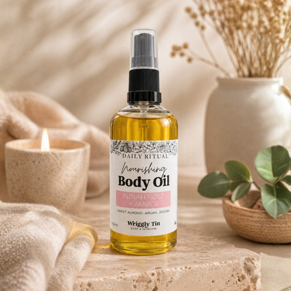 BODY OIL - Nourishing Indian Rose + Amber