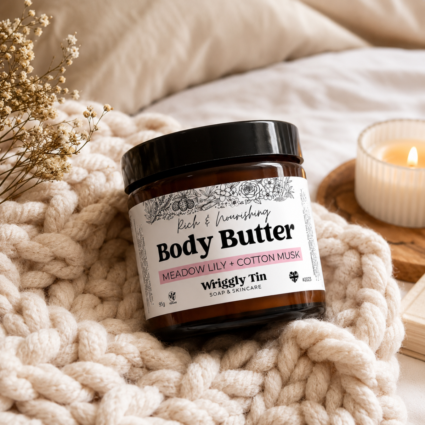 BODY BUTTER - Meadow Lily & Cotton Musk