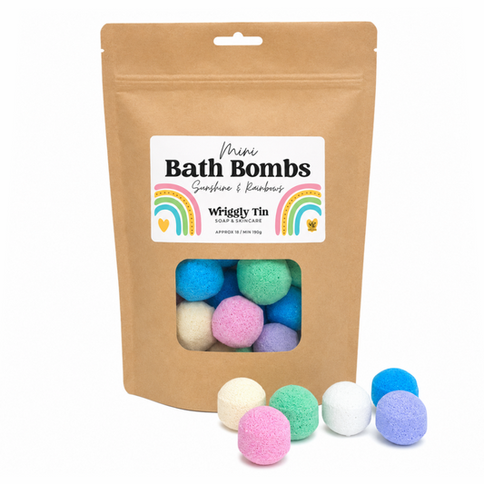 MINI BATH BOMBS - Sunshine & Rainbows