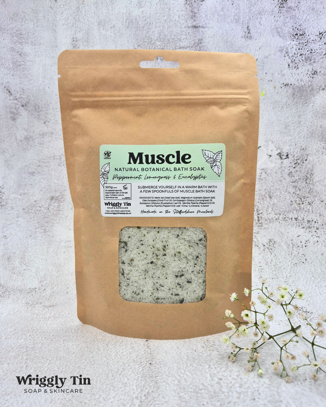 MUSCLE SOAK - with peppermint, eucalyptus & lemongrass