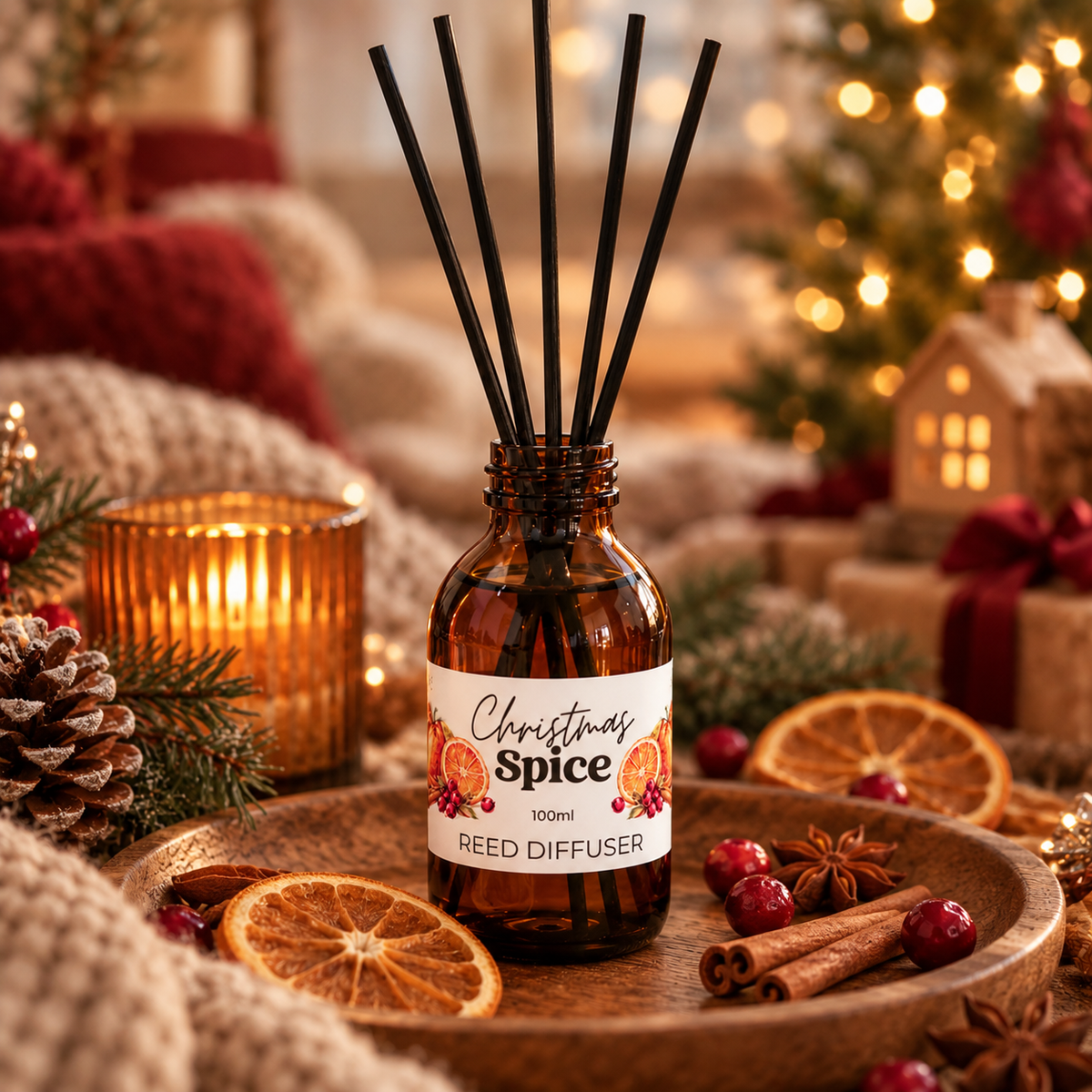 REED DIFFUSER - Christmas Scents (100ml)