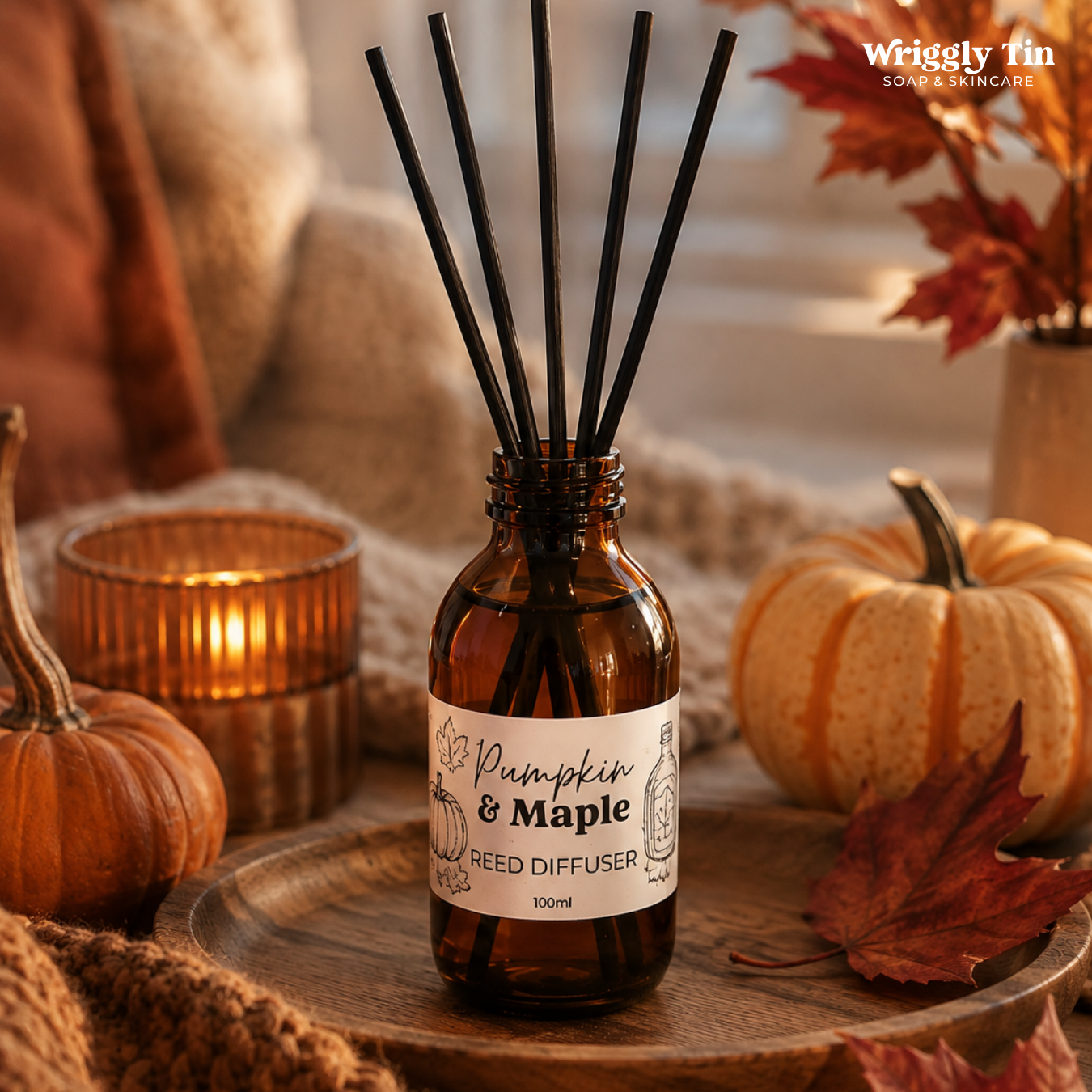 REED DIFFUSER - Pumpkin & Maple (Limited Edition)