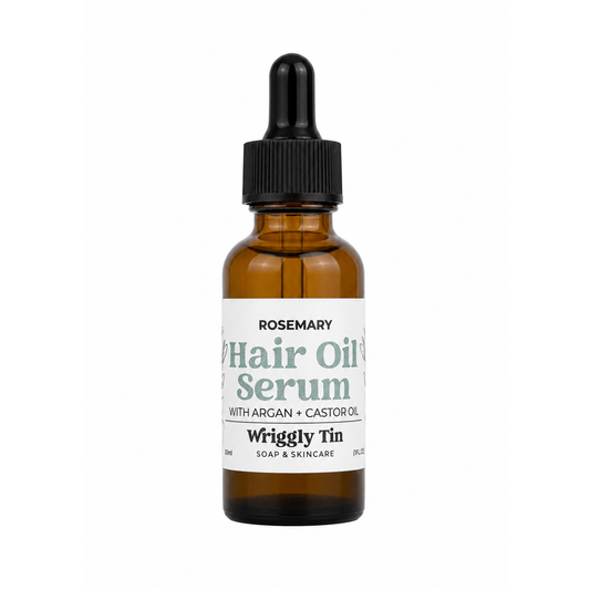 ROSEMARY HAIR OIL SERUM - with rosemary, argan + castor oil to support hair growth
