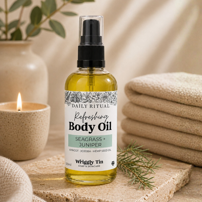 BODY OIL - Refreshing Seagrass + Juniper