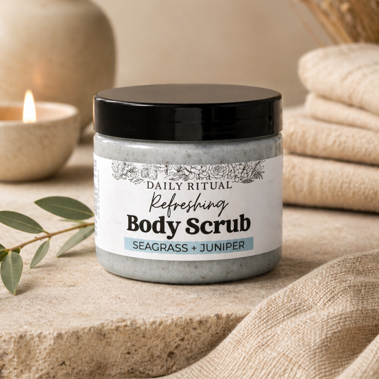 BODY SCRUB - Refreshing Seagrass + Juniper