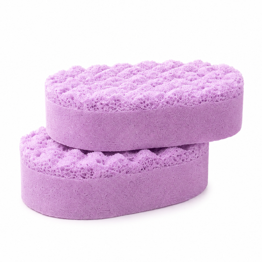 EXFOLIATING SOAP FILLED SPONGES - VARIOUS SCENTS (vegan)