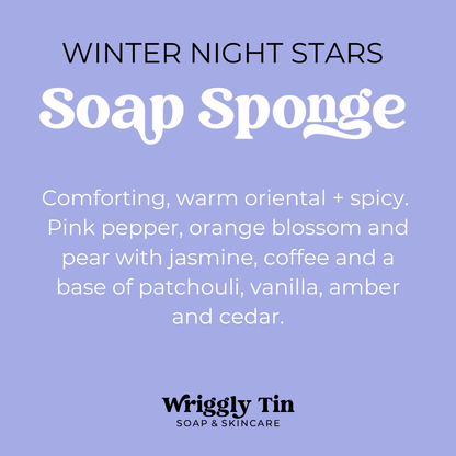 EXFOLIATING SOAP SPONGES (vegan)