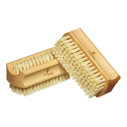 NATURAL NAIL BRUSH - wooden with plant-based bristles (VEGAN)