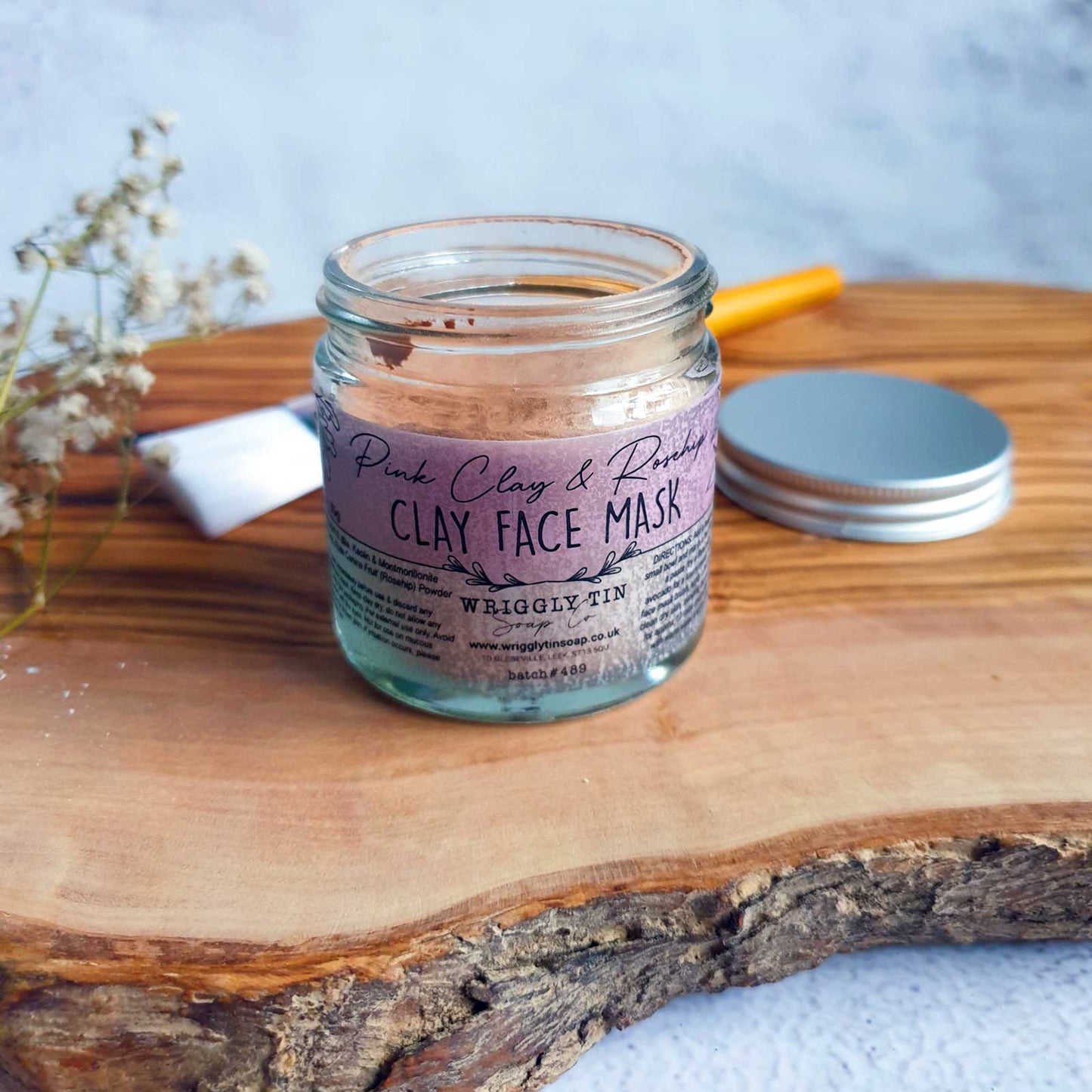 CLAY FACE MASK - with botanical extracts