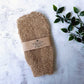 BROWN JUTE HAND MITT