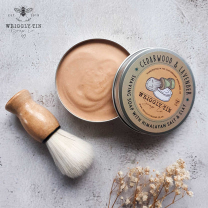 SHAVING SET - with shaving soap and shaving brush (vegan)